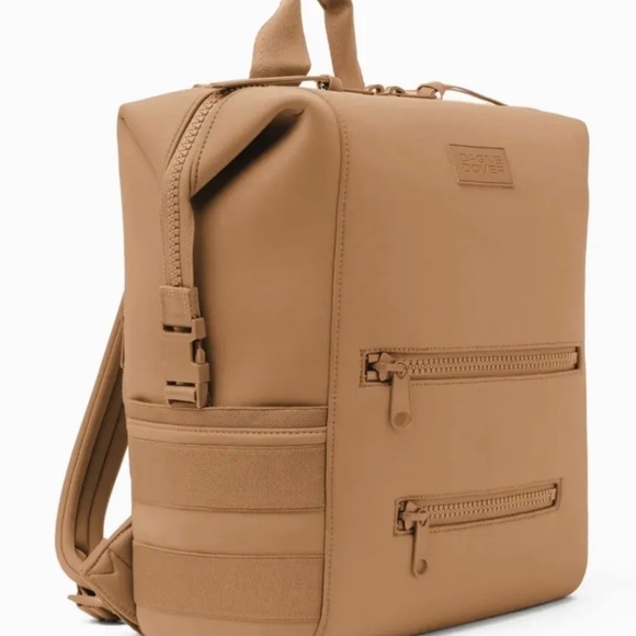 Dange Dover Large Neoprene Indi Diaper Backpack Bag Color: Camel - Picture 6 of 9